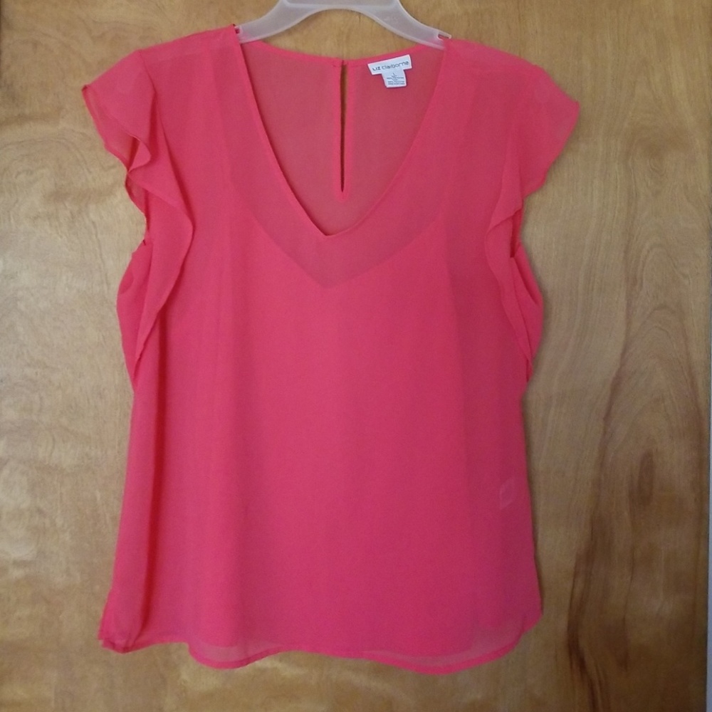 Liz Claiborne coral top set
